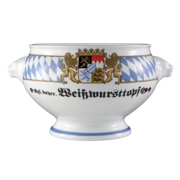 Seltmann Porzellan Compact Bayern Terrine Löwenkopf ohne Deckel 2,00 l