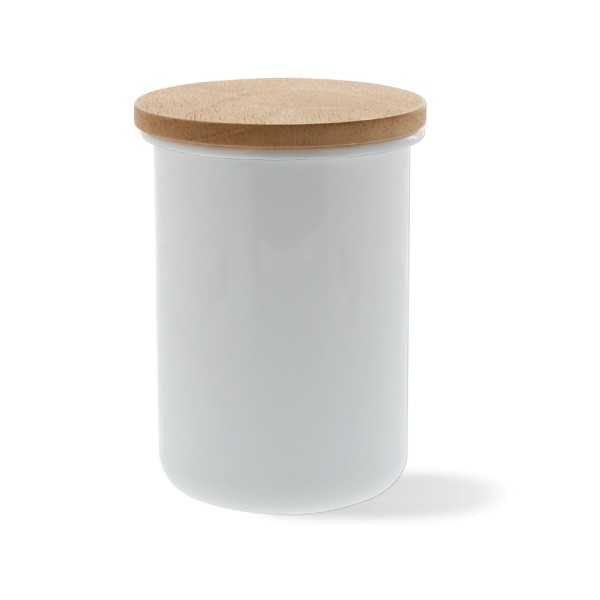 Honey Ware Vorratsdose mit hochwertigem Holzdeckel Größe L