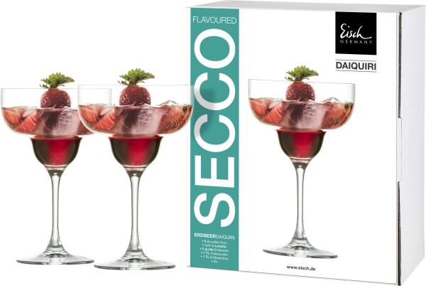 Eisch Glas Secco Flavoured Daiquiri Glas 551/6.6 - 2 Stück im Geschenkkarton